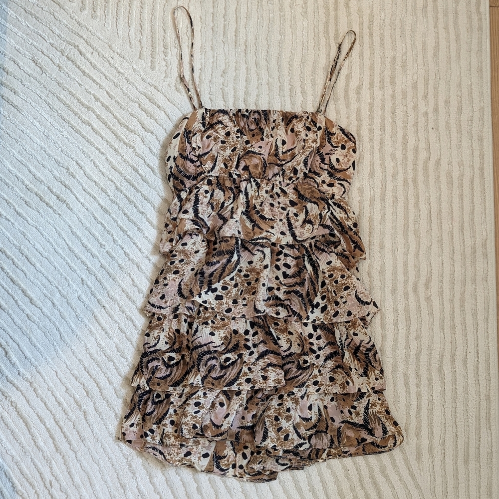 Rapsodia Print Natural Silk Dress